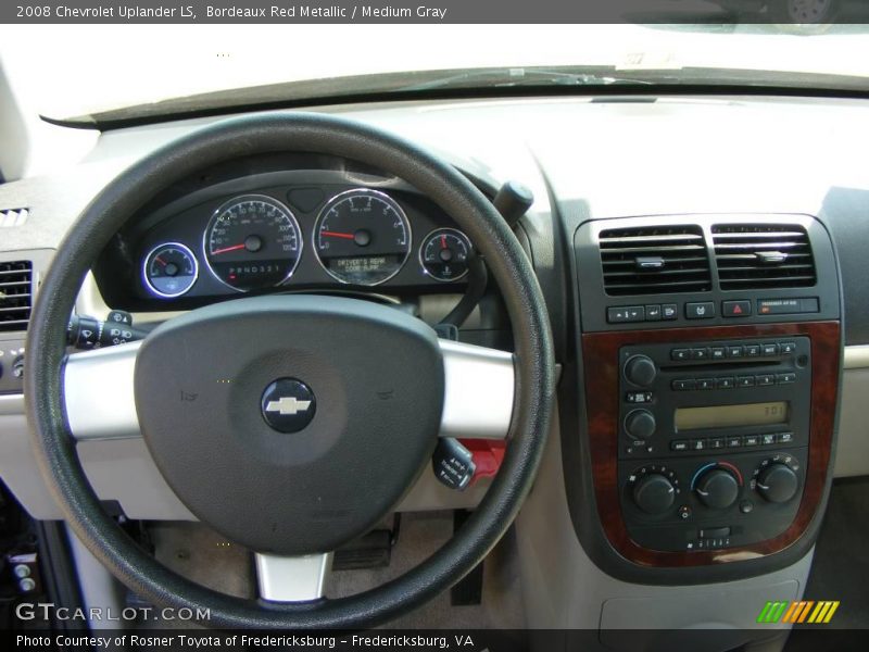 Bordeaux Red Metallic / Medium Gray 2008 Chevrolet Uplander LS