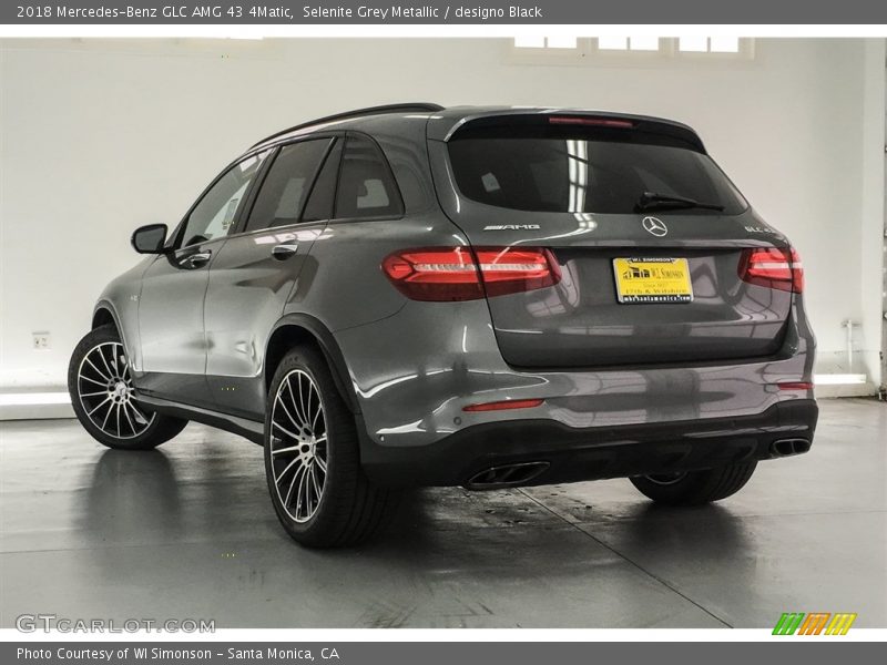 Selenite Grey Metallic / designo Black 2018 Mercedes-Benz GLC AMG 43 4Matic