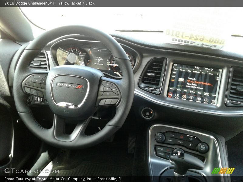 Yellow Jacket / Black 2018 Dodge Challenger SXT