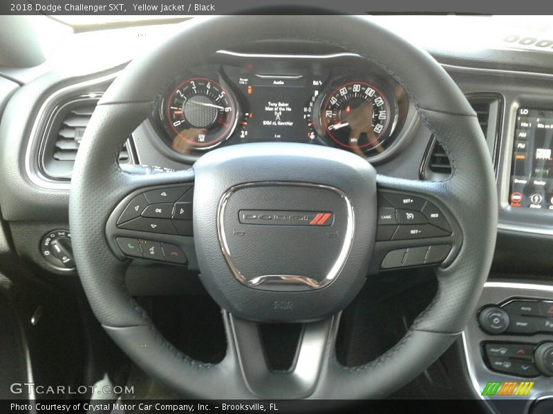 Yellow Jacket / Black 2018 Dodge Challenger SXT