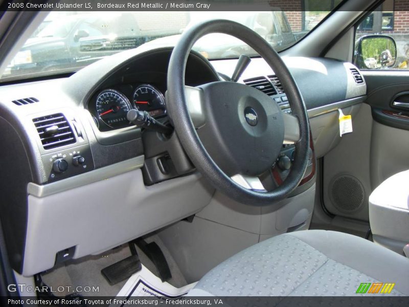 Bordeaux Red Metallic / Medium Gray 2008 Chevrolet Uplander LS