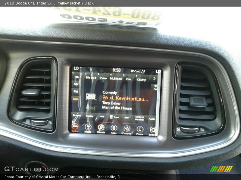 Yellow Jacket / Black 2018 Dodge Challenger SXT