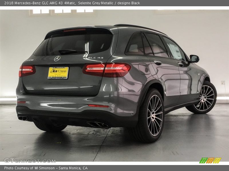 Selenite Grey Metallic / designo Black 2018 Mercedes-Benz GLC AMG 43 4Matic