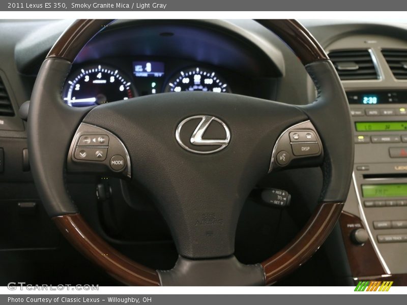 Smoky Granite Mica / Light Gray 2011 Lexus ES 350