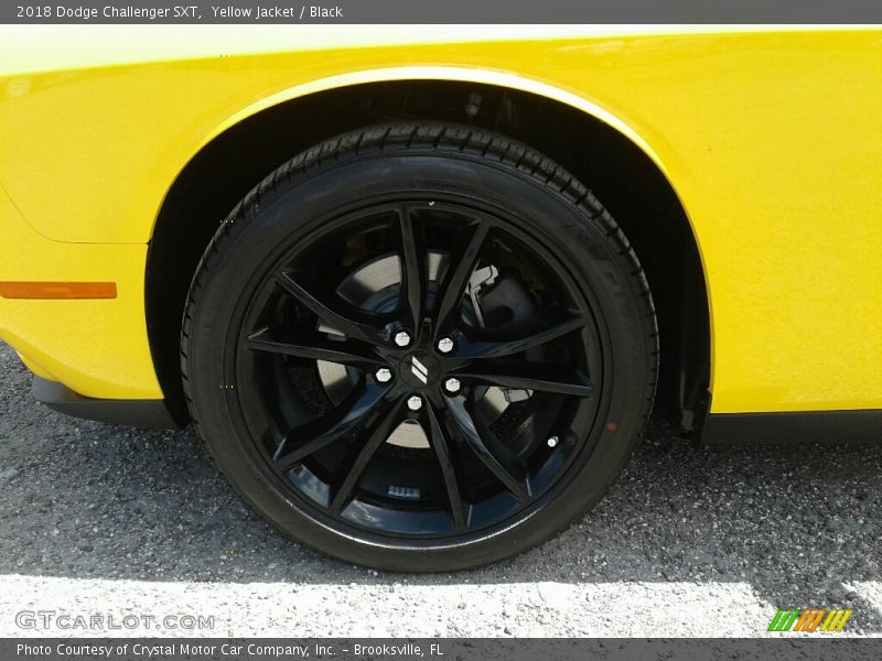 Yellow Jacket / Black 2018 Dodge Challenger SXT