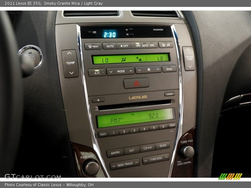 Smoky Granite Mica / Light Gray 2011 Lexus ES 350