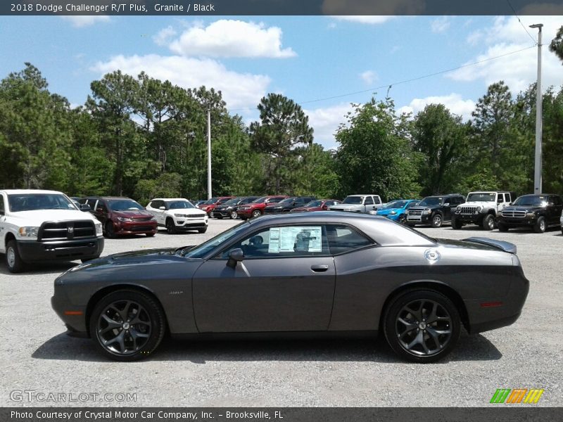Granite / Black 2018 Dodge Challenger R/T Plus
