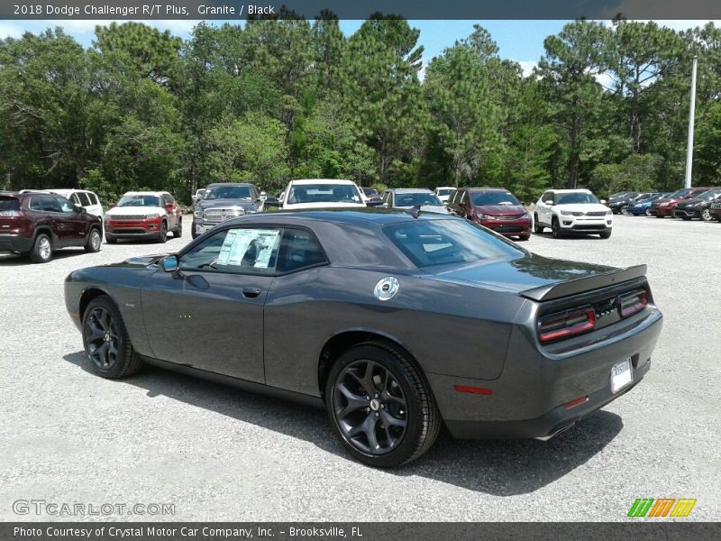 Granite / Black 2018 Dodge Challenger R/T Plus