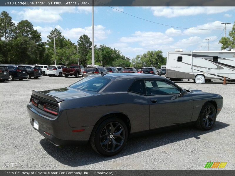 Granite / Black 2018 Dodge Challenger R/T Plus