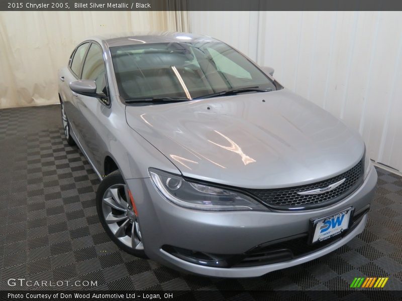 Billet Silver Metallic / Black 2015 Chrysler 200 S