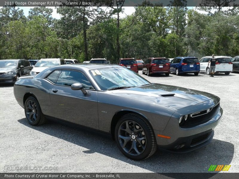 Granite / Black 2018 Dodge Challenger R/T Plus