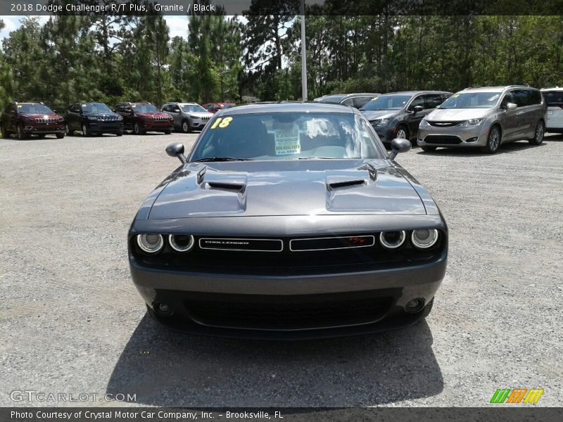 Granite / Black 2018 Dodge Challenger R/T Plus
