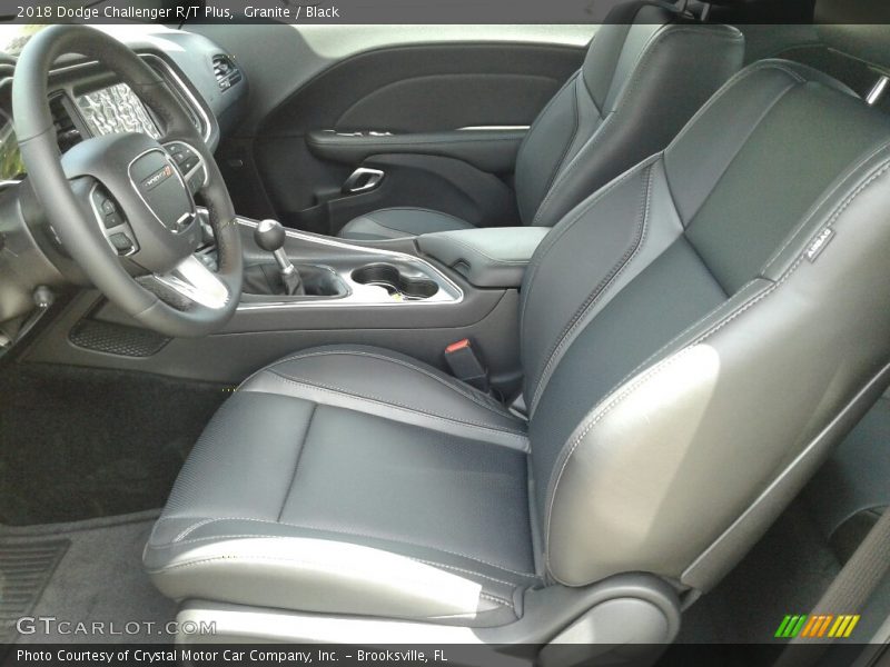 Granite / Black 2018 Dodge Challenger R/T Plus