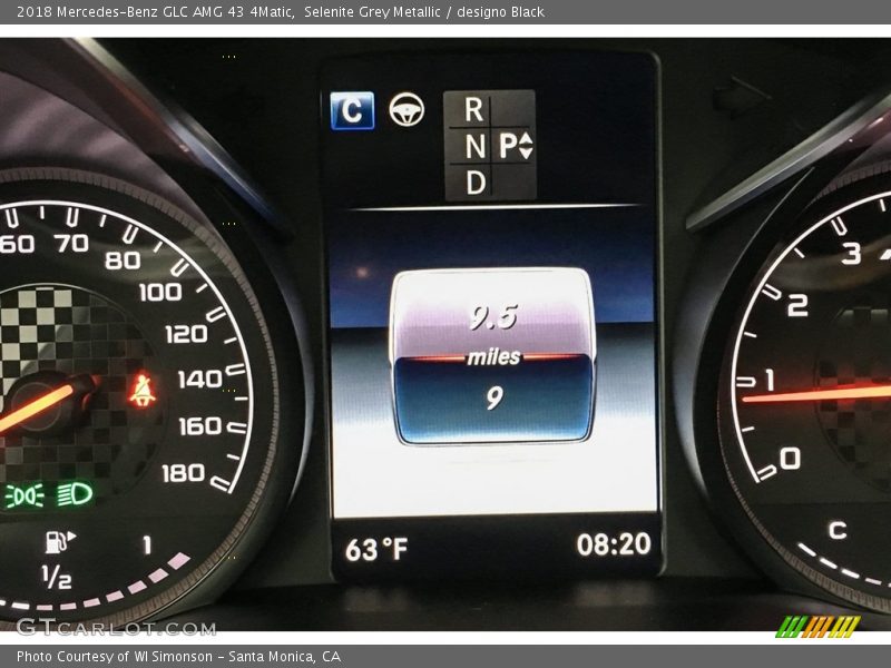 Selenite Grey Metallic / designo Black 2018 Mercedes-Benz GLC AMG 43 4Matic