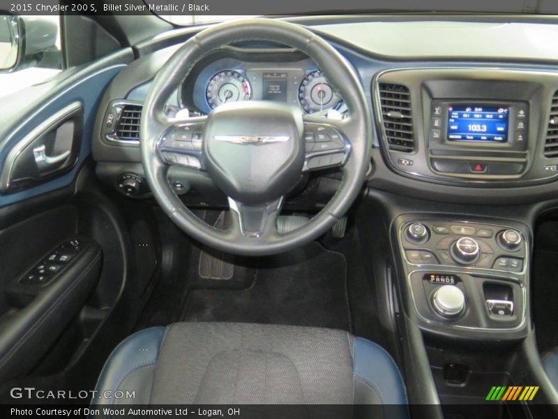 Billet Silver Metallic / Black 2015 Chrysler 200 S