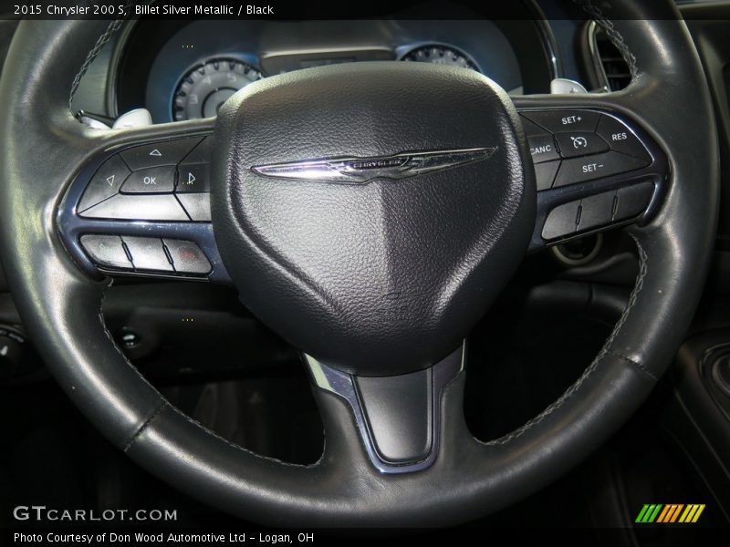 Billet Silver Metallic / Black 2015 Chrysler 200 S