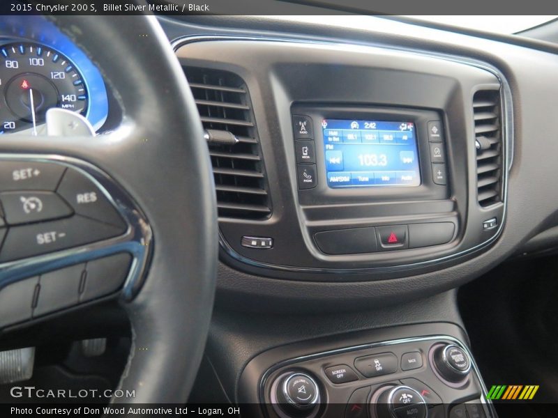 Billet Silver Metallic / Black 2015 Chrysler 200 S