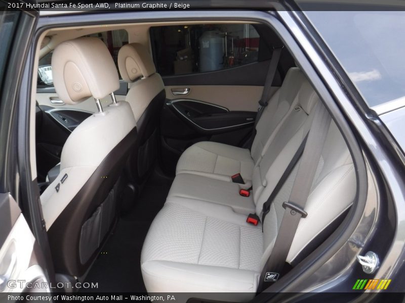 Platinum Graphite / Beige 2017 Hyundai Santa Fe Sport AWD