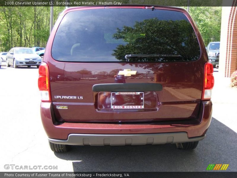 Bordeaux Red Metallic / Medium Gray 2008 Chevrolet Uplander LS