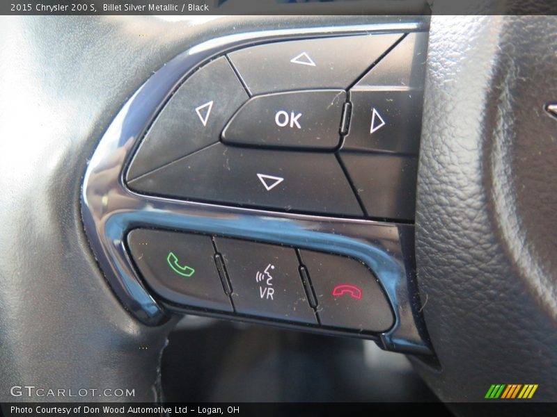 Billet Silver Metallic / Black 2015 Chrysler 200 S