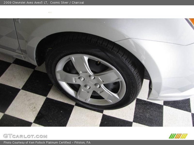 Cosmic Silver / Charcoal 2009 Chevrolet Aveo Aveo5 LT