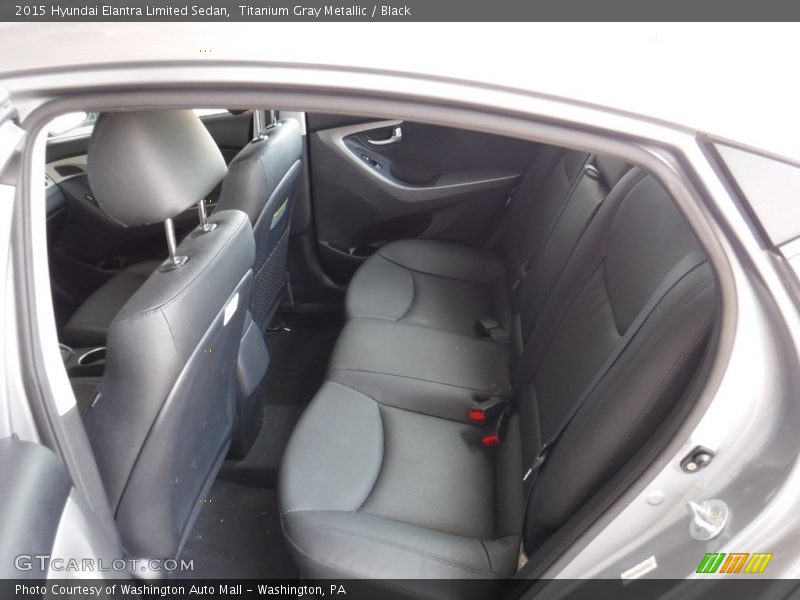 Titanium Gray Metallic / Black 2015 Hyundai Elantra Limited Sedan