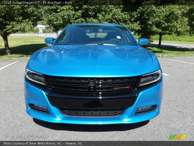 B5 Blue Pearl / Black 2018 Dodge Charger R/T