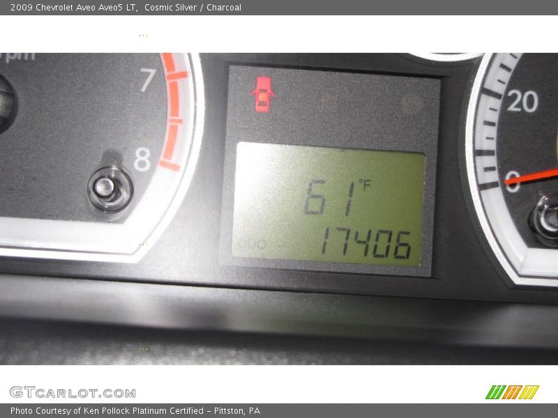 Cosmic Silver / Charcoal 2009 Chevrolet Aveo Aveo5 LT