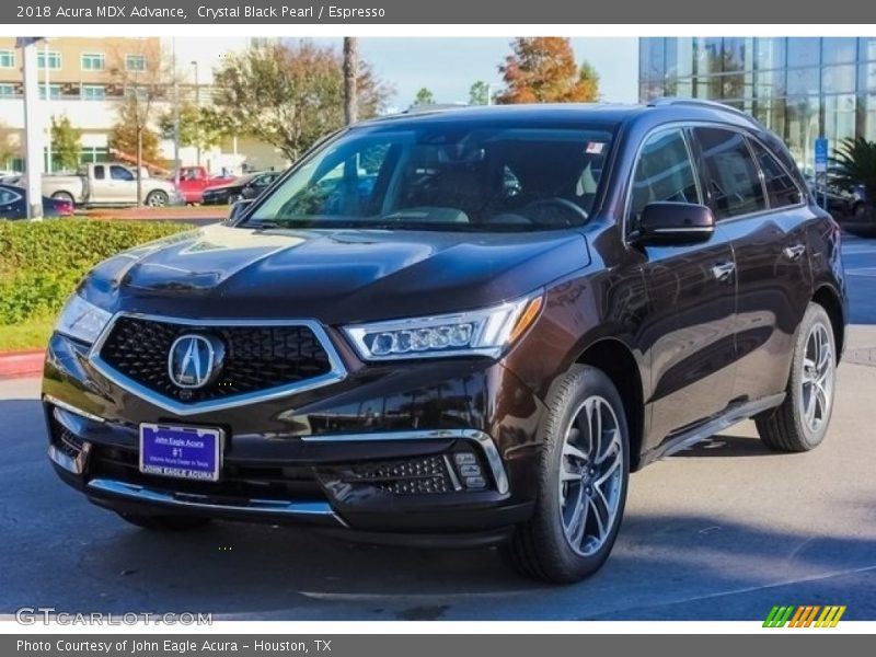Crystal Black Pearl / Espresso 2018 Acura MDX Advance