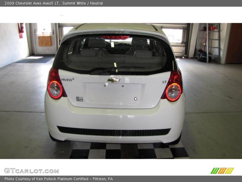 Summit White / Neutral 2009 Chevrolet Aveo Aveo5 LT