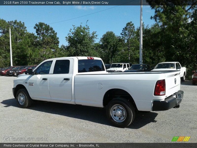 Bright White / Black/Diesel Gray 2018 Ram 2500 Tradesman Crew Cab