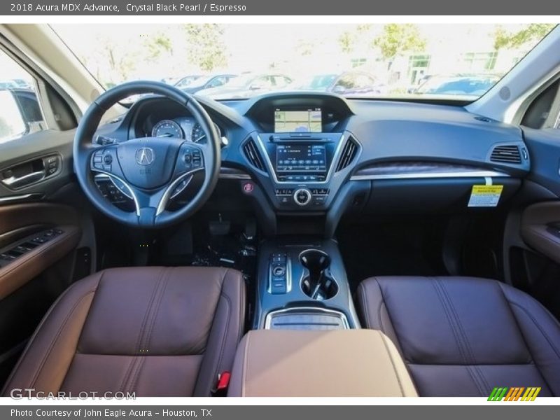 Crystal Black Pearl / Espresso 2018 Acura MDX Advance