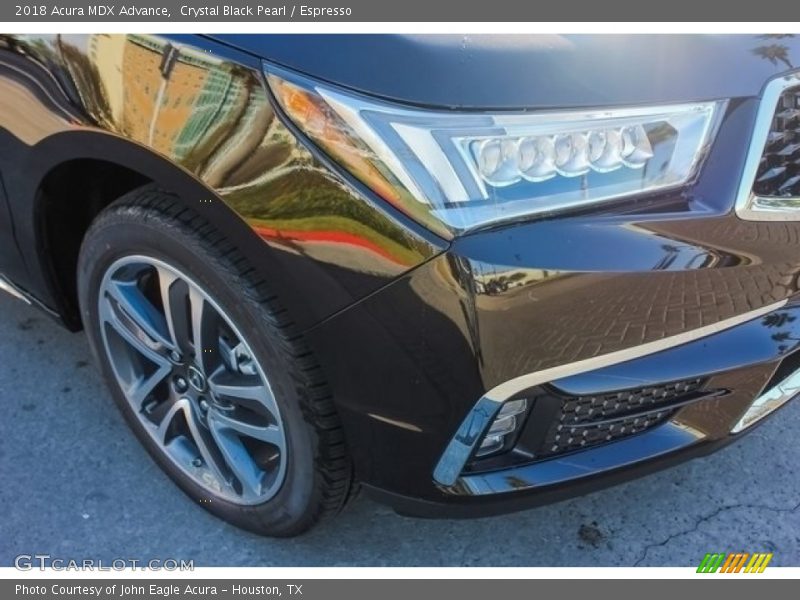 Crystal Black Pearl / Espresso 2018 Acura MDX Advance