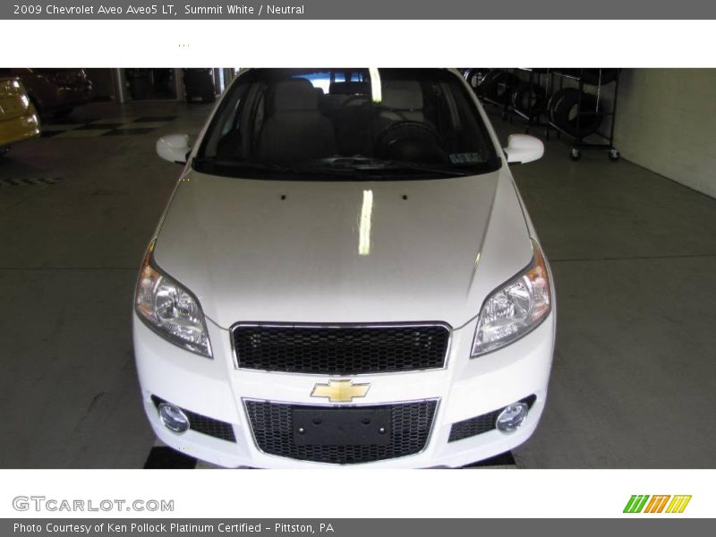 Summit White / Neutral 2009 Chevrolet Aveo Aveo5 LT