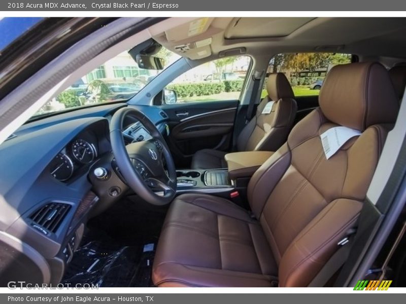 Crystal Black Pearl / Espresso 2018 Acura MDX Advance
