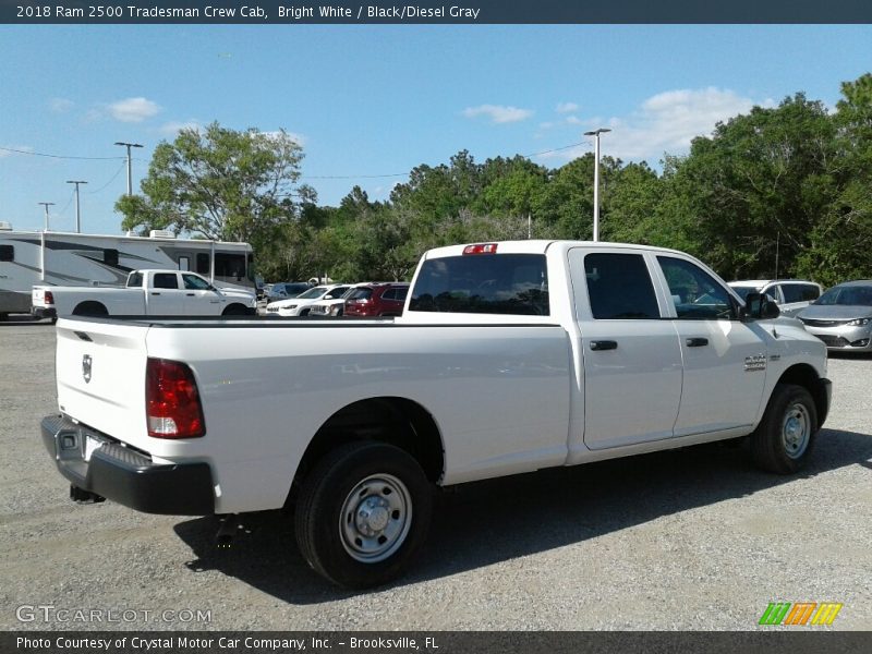 Bright White / Black/Diesel Gray 2018 Ram 2500 Tradesman Crew Cab