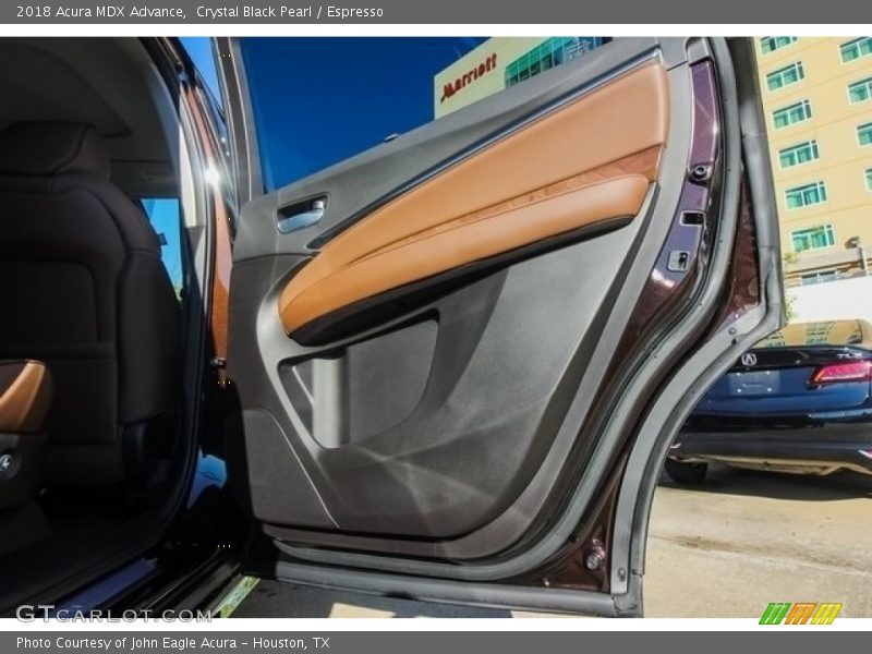 Crystal Black Pearl / Espresso 2018 Acura MDX Advance