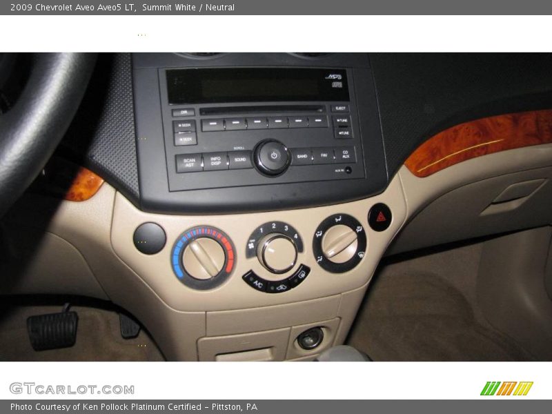 Summit White / Neutral 2009 Chevrolet Aveo Aveo5 LT