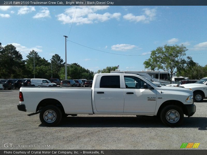 Bright White / Black/Diesel Gray 2018 Ram 2500 Tradesman Crew Cab