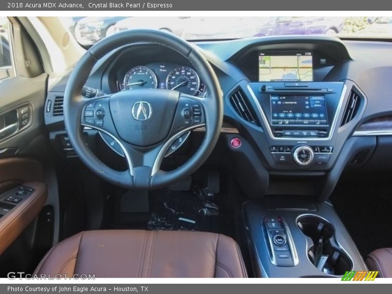 Crystal Black Pearl / Espresso 2018 Acura MDX Advance