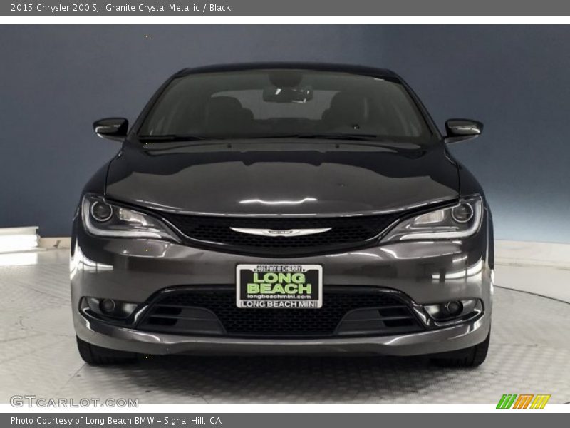 Granite Crystal Metallic / Black 2015 Chrysler 200 S