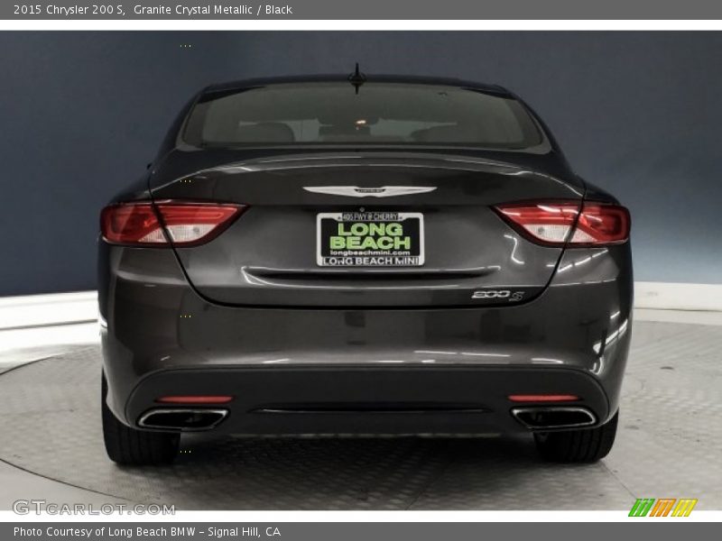 Granite Crystal Metallic / Black 2015 Chrysler 200 S