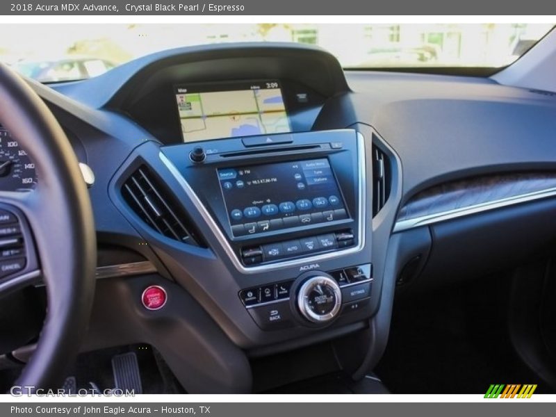 Crystal Black Pearl / Espresso 2018 Acura MDX Advance