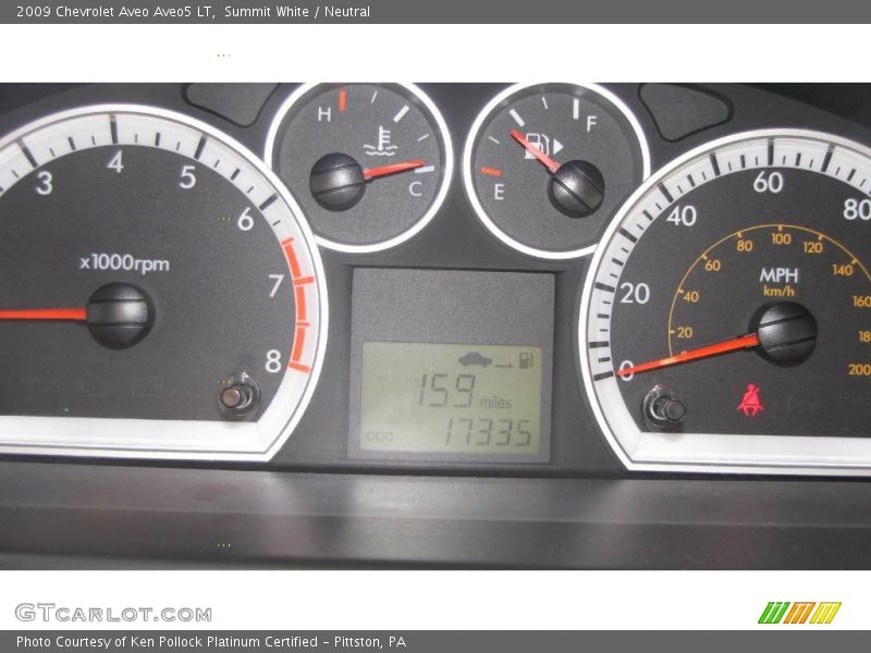 Summit White / Neutral 2009 Chevrolet Aveo Aveo5 LT