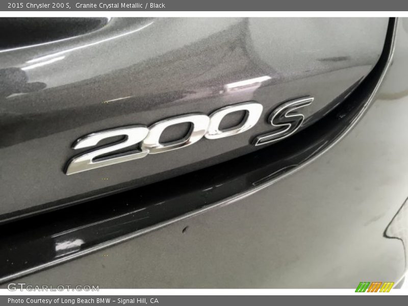 Granite Crystal Metallic / Black 2015 Chrysler 200 S