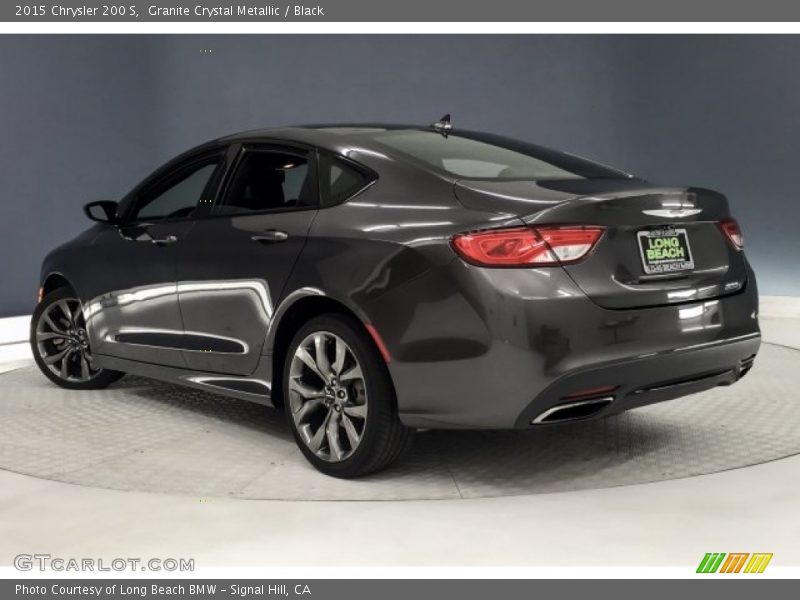 Granite Crystal Metallic / Black 2015 Chrysler 200 S