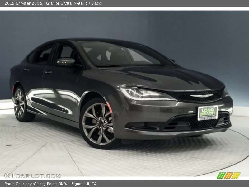 Granite Crystal Metallic / Black 2015 Chrysler 200 S