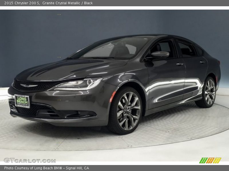 Granite Crystal Metallic / Black 2015 Chrysler 200 S