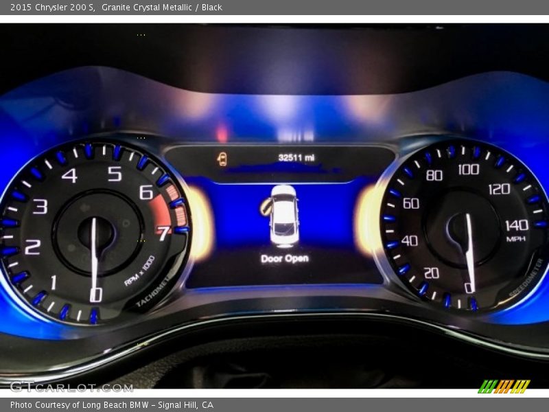 Granite Crystal Metallic / Black 2015 Chrysler 200 S