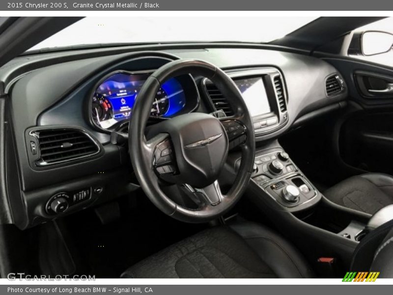 Granite Crystal Metallic / Black 2015 Chrysler 200 S